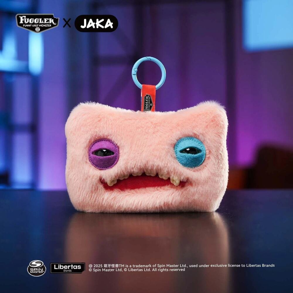 Pre-release Fuggler x JAKA Plush Coin Purse Wallet Bag & Tote Bag New Set 2026